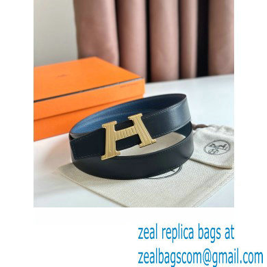 Hermes H Take Off belt buckle  &  Reversible leather strap 32 mm 05 2023